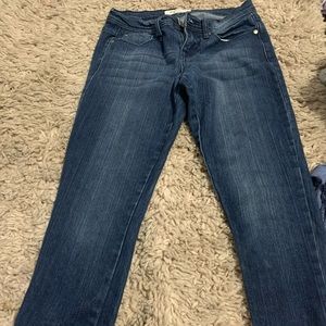 Classic Denim Jeans with zip ups on the Ankle